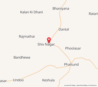 Map of Bhikorai Juni, Rajasthan