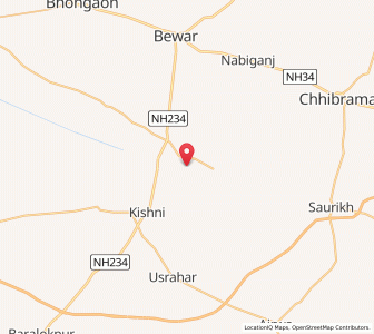 Map of Bhikpur, Uttar Pradesh