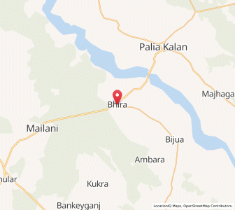 Map of Bhira, Uttar Pradesh