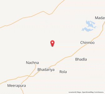 Map of Bhirat Thalli, Rajasthan