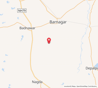 Map of Bhirawad, Madhya Pradesh