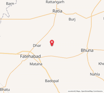 Map of Bhirrana, Haryana