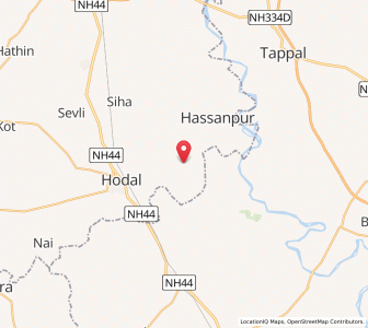 Map of Bhiruki, Haryana