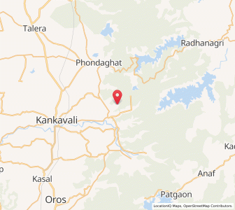 Map of Bhirvada, Maharashtra