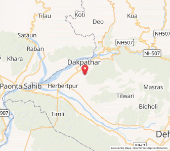 Map of Bhojawala, Uttarakhand