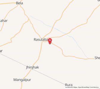 Map of Bhojhwa, Uttar Pradesh