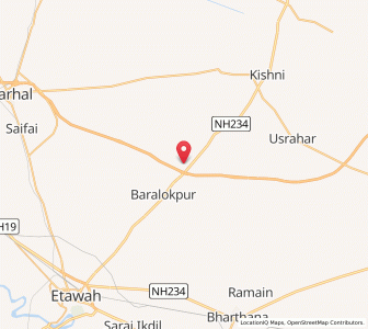 Map of Bhojpur Ramain, Uttar Pradesh