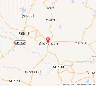 Map of Bhokardan, Maharashtra