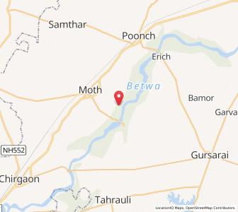 Map of Bhonraghat, Uttar Pradesh