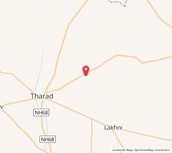Map of Bhordu, Gujarat