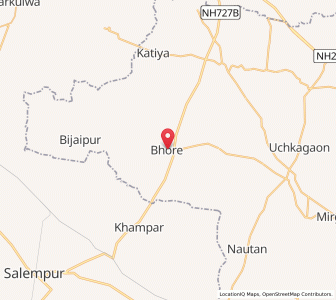 Map of Bhore, Bihar
