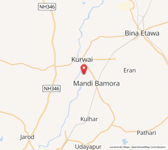 Map of Bhugawali, Madhya Pradesh