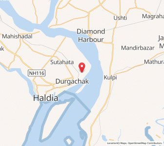 Map of Bhungihara, West Bengal