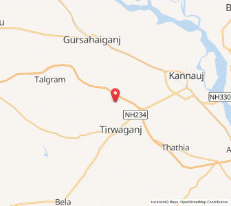 Map of Bhur Purwa, Uttar Pradesh