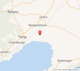 Map of Bhusandpur Sasan, Odisha