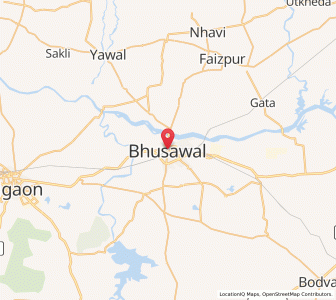 Map of Bhusawal, Maharashtra