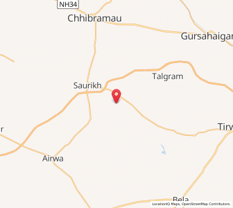 Map of Bhuta Nagla, Uttar Pradesh