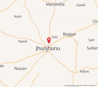 Map of Bhutiya Bas, Rajasthan