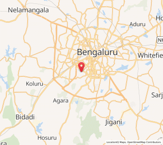 Map of Bhuvaneshwara Nagar, Karnataka