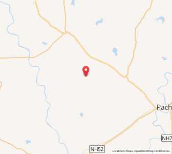 Map of Biana, Madhya Pradesh