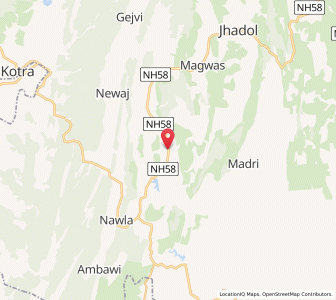 Map of Bichabhera, Rajasthan