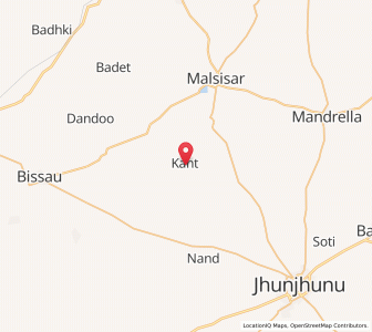 Map of Bichalabas, Rajasthan