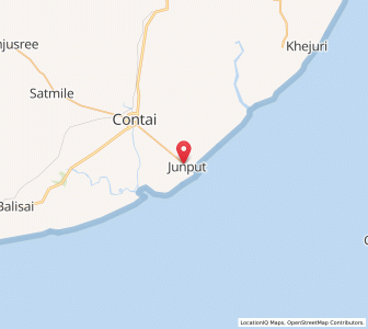 Map of Bichania, West Bengal