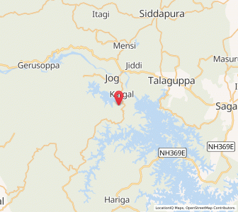 Map of Bidarul, Karnataka