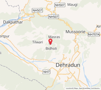 Map of Bidas, Uttarakhand