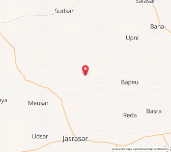 Map of Bidasaria, Rajasthan