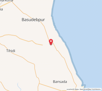 Map of Bideipur, Odisha