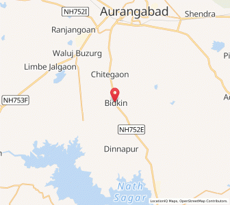 Map of Bidkingaon, Maharashtra
