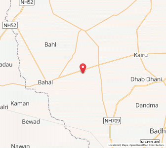 Map of Bidnoi, Haryana