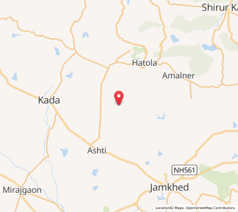 Map of Bidsangvi, Maharashtra