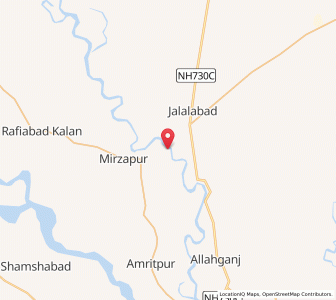 Map of Bighapur, Uttar Pradesh