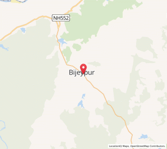 Map of Bijaipur, Madhya Pradesh