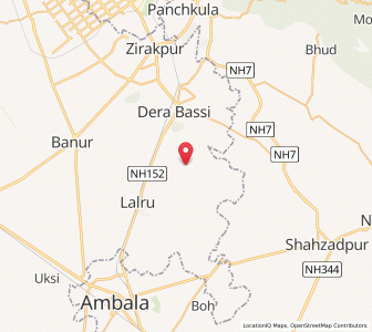 Map of Bijanpur, Punjab