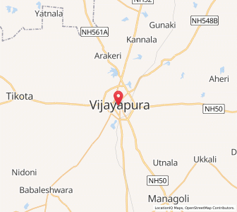Map of Bijapur, West Bengal