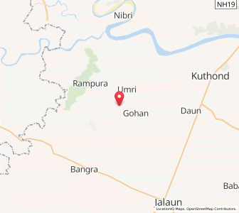 Map of Bijdawan, Uttar Pradesh