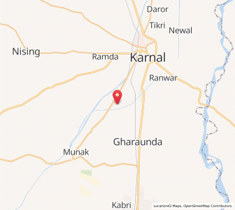 Map of Bijna, Haryana