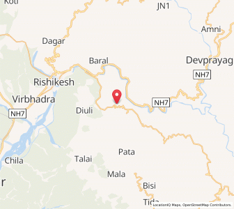 Map of Bijni, Uttarakhand