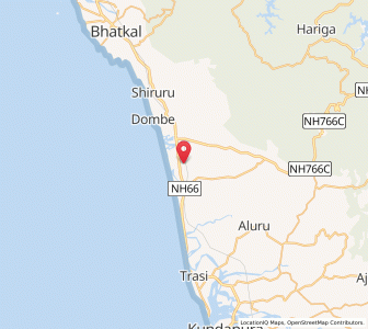 Map of Bijoor, Karnataka