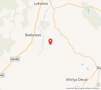 Map of Bijroni, Madhya Pradesh