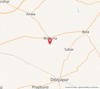 Map of Bikupur, Uttar Pradesh