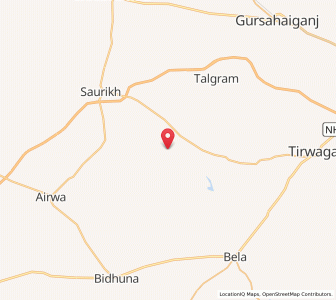 Map of Bilandpur, Uttar Pradesh