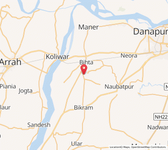 Map of Bilap, Bihar