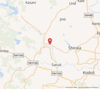 Map of Bilashi, Maharashtra
