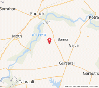 Map of Bilati Karke, Uttar Pradesh