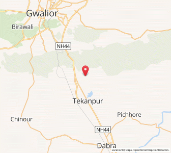 Map of Bilaua, Madhya Pradesh