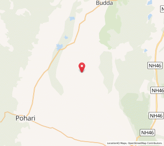 Map of Bilbara, Rajasthan